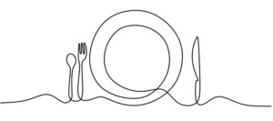 Dinner plate logo